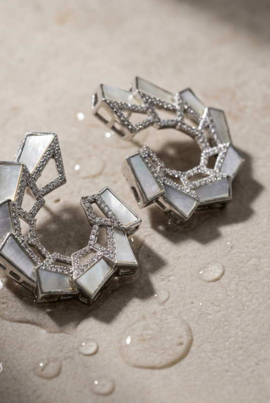 Tide Pearl - Mother Of Pearl Earrings