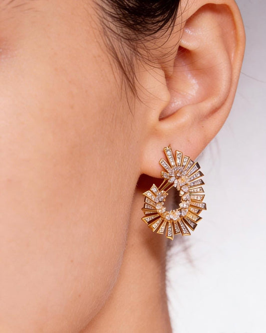 Golden Glow Studs