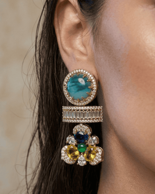 Baroque Multicolor Luxe Necklace Set