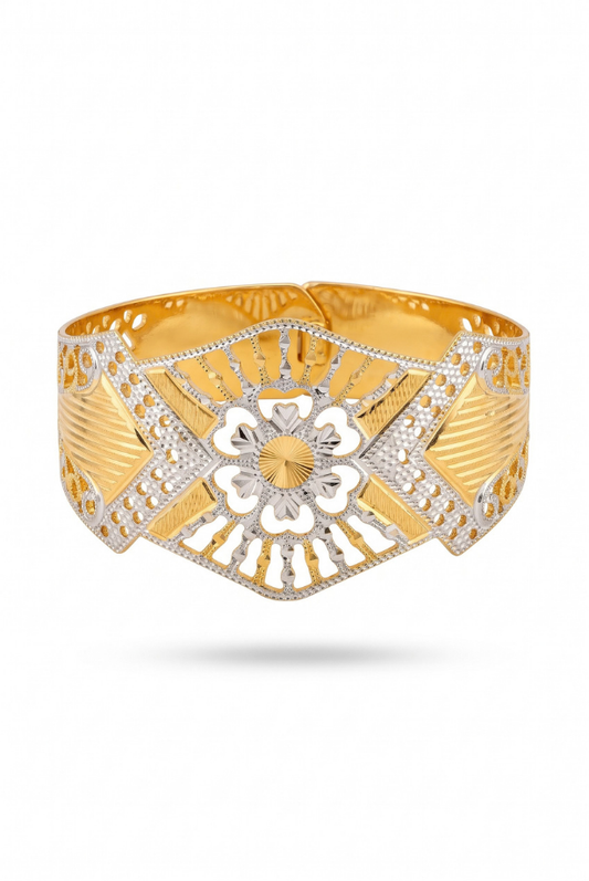 Two-Tone Royal Medallion Cuff