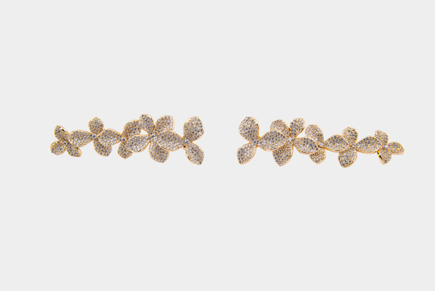 Golden Vine Ear Climber Earrings