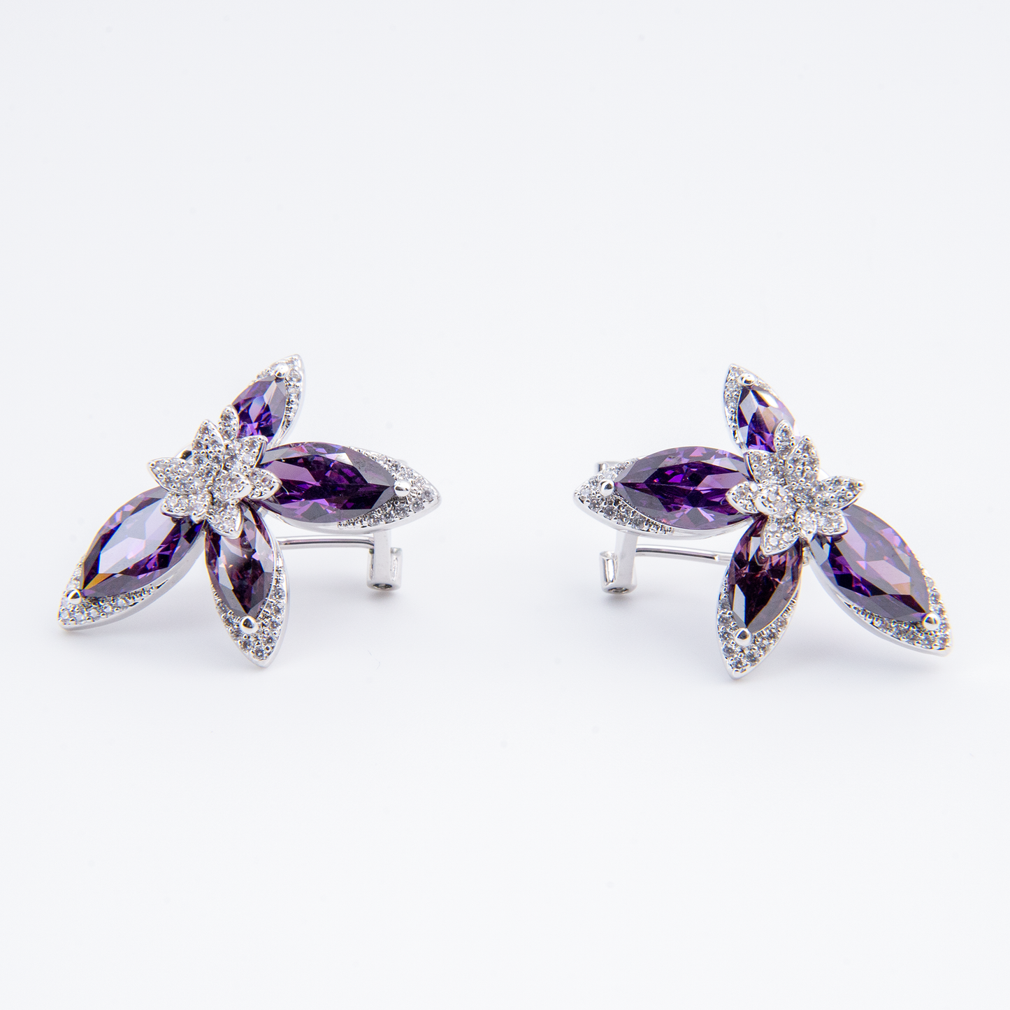 Améthyste Royale Bloom Earrings