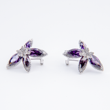 Améthyste Royale Bloom Earrings