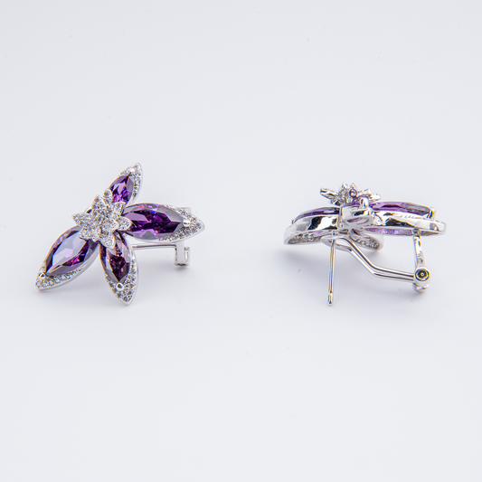 Améthyste Royale Bloom Earrings