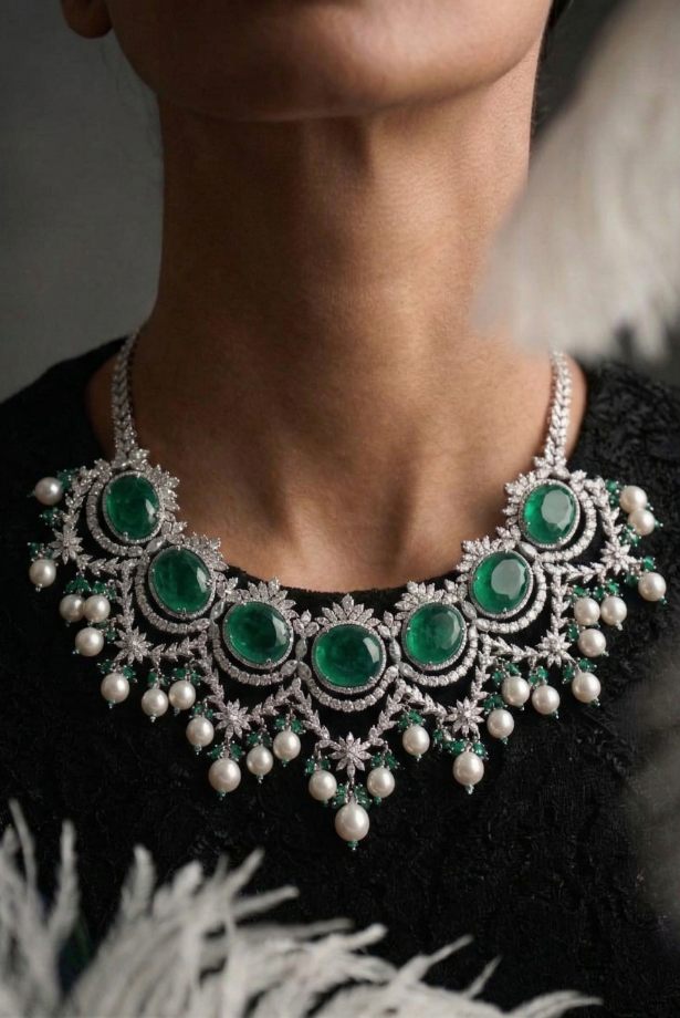 Pear Drop of the Emerald Necklace