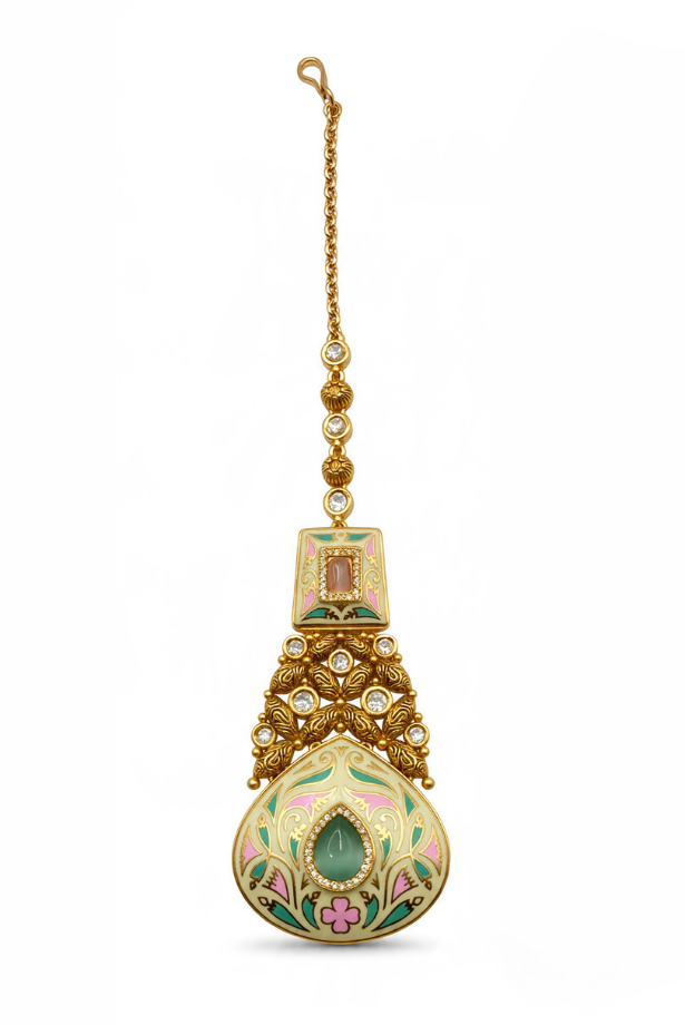 Pastel Palace Meenakari Bridal Set