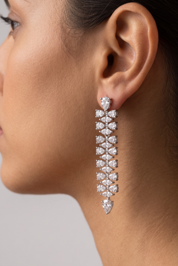 Elara Moissanite Earrings