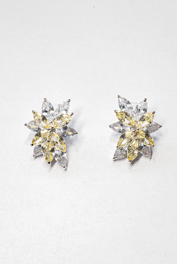 Celeste Drop Earring - Citrine Stone