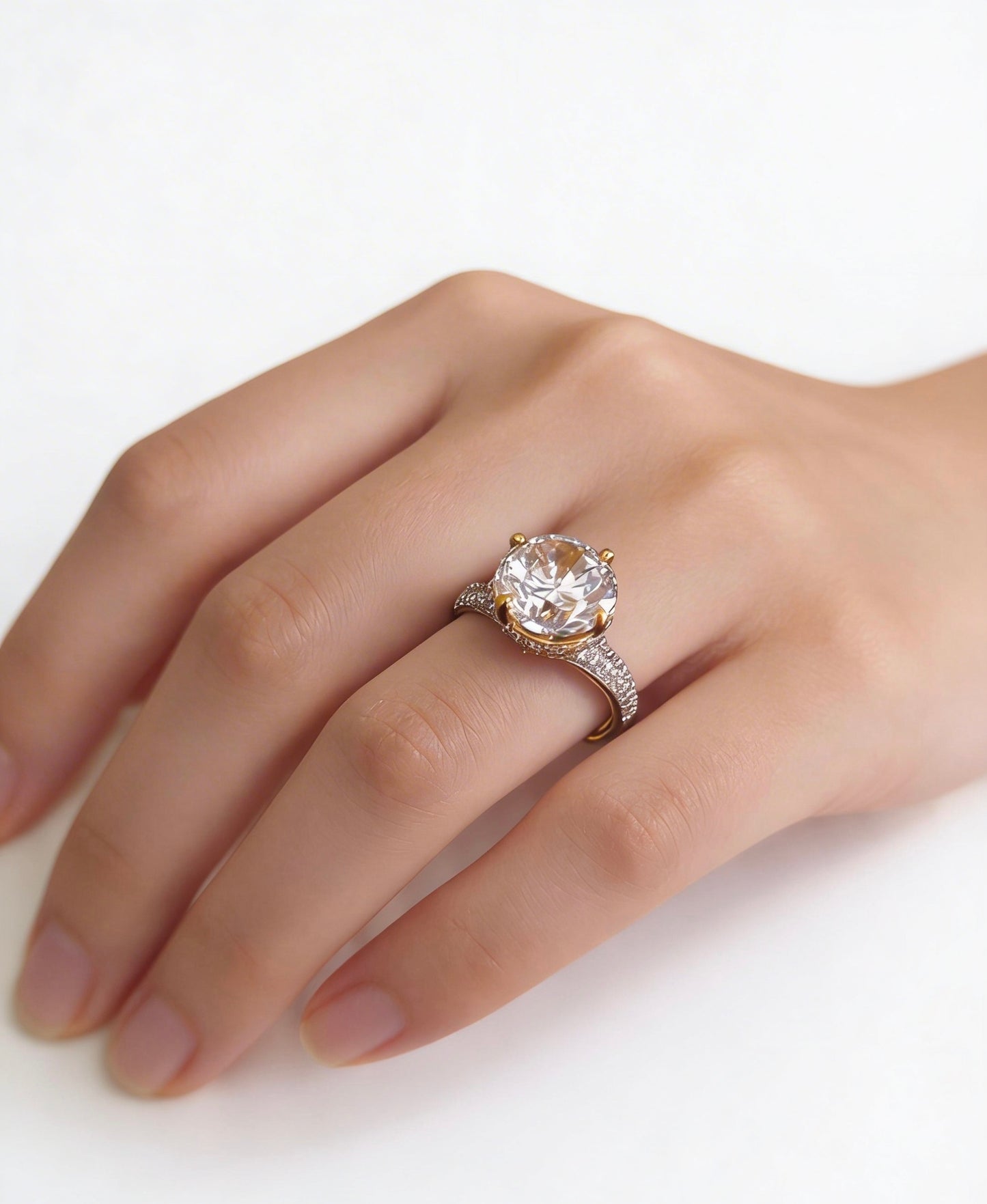 Golden Elegance Ring Set