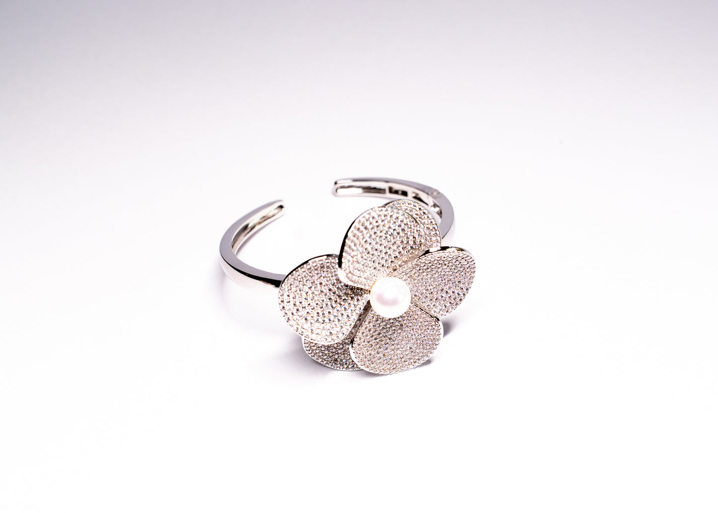 Bloom Pearl Adjustable Bangle