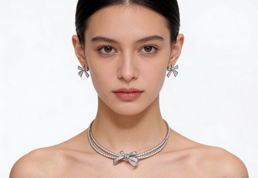 Ribbon Bow Necklace