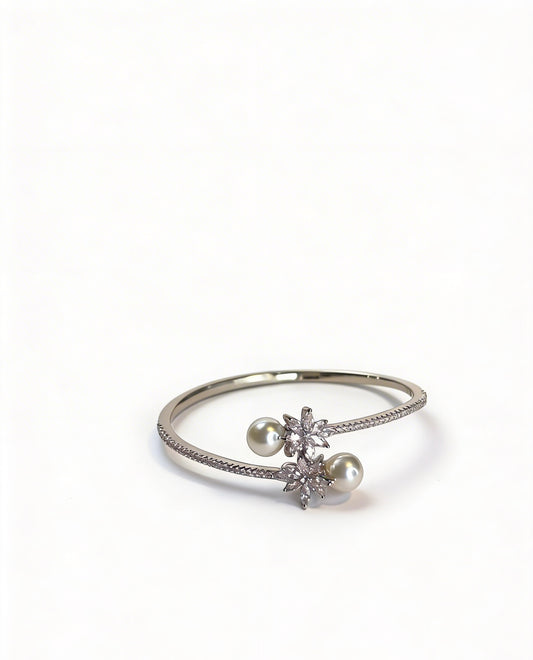 Pearl Petal Bangle