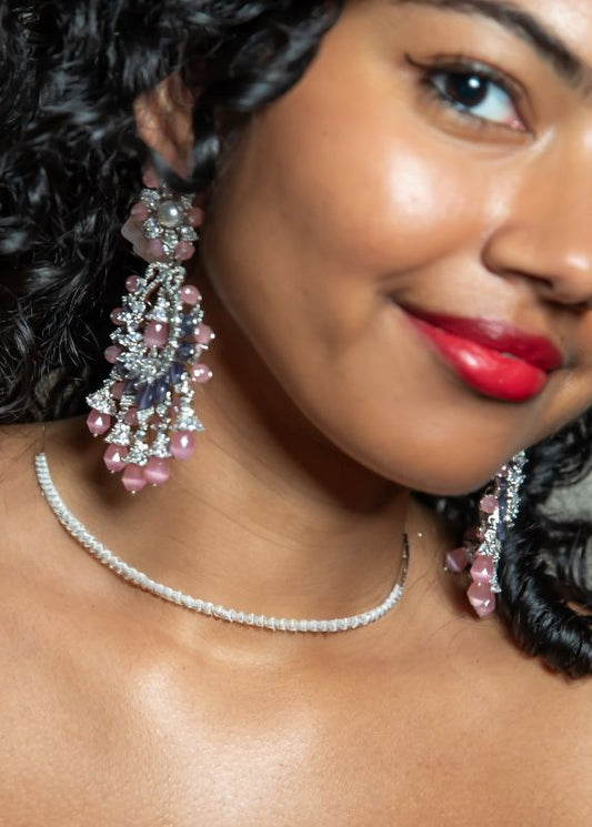 Polki Majesty Exquisite Earring Set