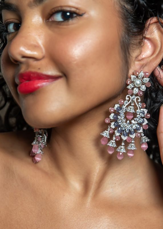 Polki Majesty Exquisite Earring Set