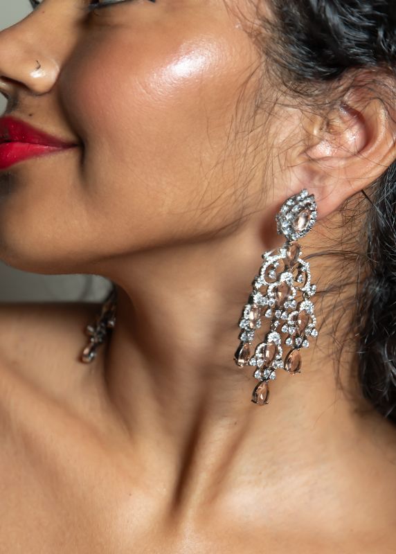 High-Quality Ruby Radiance Earrings