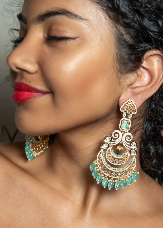 Kundan and Pearl Traditional Handcrafted Earring