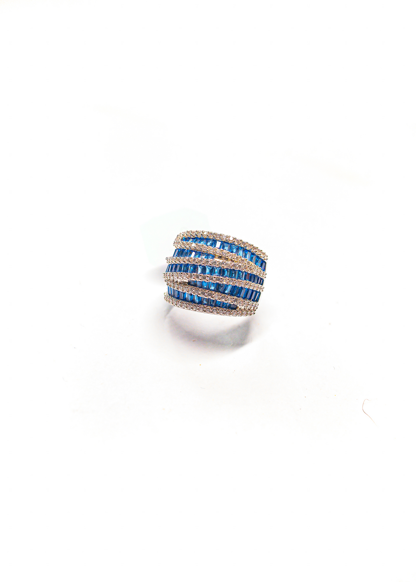 Aveline Stack Ring - Sapphire Stone