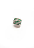 Aveline Stack Ring - Emerald Stone