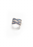 Aveline Ribbon Ring - Sapphire Stone
