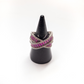 Aveline Cross Ring - Ruby Studded Stones