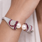 Ruby Pearl Sculpt Cuff