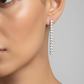 Petite Silver Tennis Necklace & Earring Set