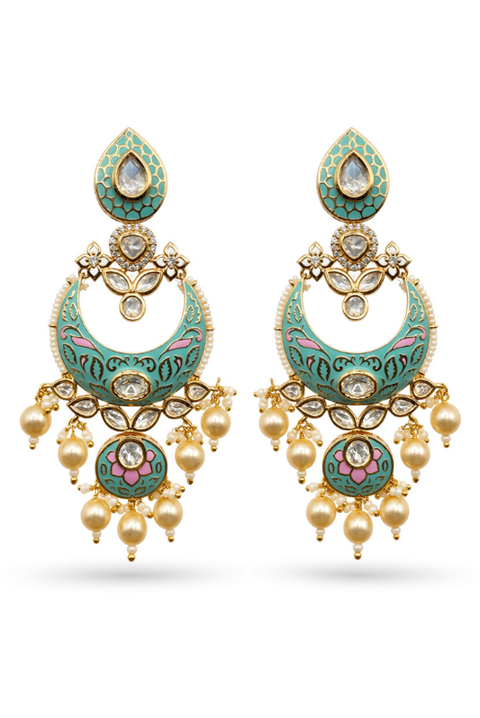 Gulabi Meenakari Bridal Choker Set