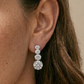 Graduated Diamond Drop Earrings