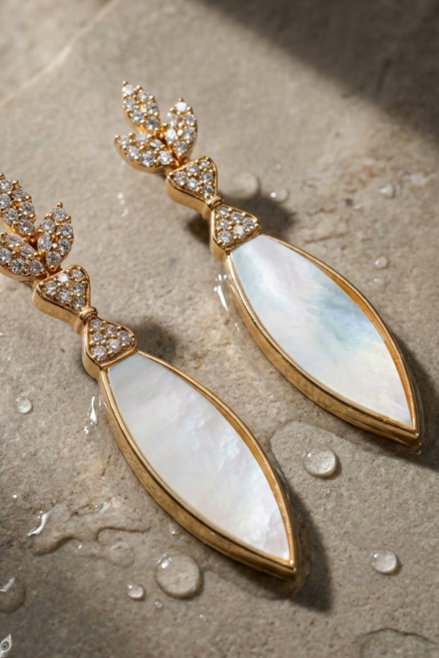 Moira - Mother Of Pearl Earrings