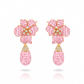 Blush Bloom Drop Earrings