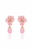 Blush Bloom Drop Earrings