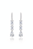 Élan Moissanite Drop Earrings