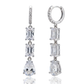 Élan Moissanite Drop Earrings