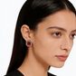 Blaze Cut Ruby Studs