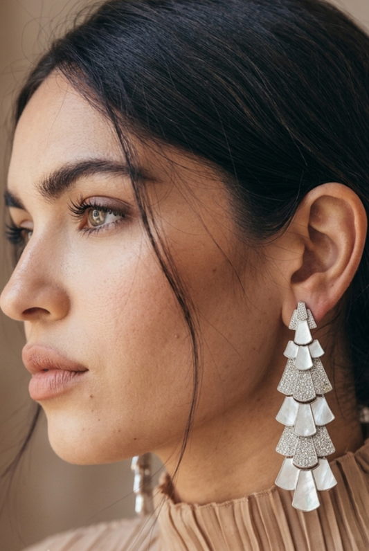 Maris - Mother Of Pearl Earrings