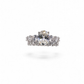 Two Stone Bypass Statement Ring