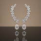 Floral Cascade Chandelier Earrings
