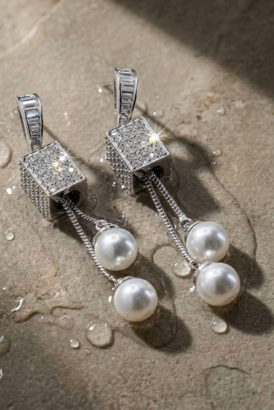 Irisa - Mother Of Pearl Earrings