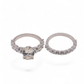 Two Stone Bypass Statement Ring