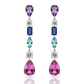 Multicolour Cascade Statement Earring