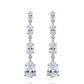 Amara Moissanite Drop Earrings