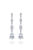 Amara Moissanite Drop Earrings