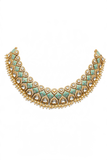 Celestial Mint Kundan Bridal Necklace Set
