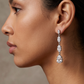 Amara Moissanite Drop Earrings