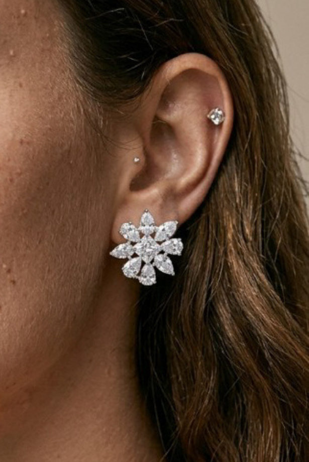 Star Cluster Stud Earrings