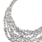 Diamond Cascade Statement Necklace Set