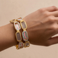 Pastel Prism Statement Bangle Pair