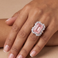 Imperial Blush Pink Doublet Statement Ring