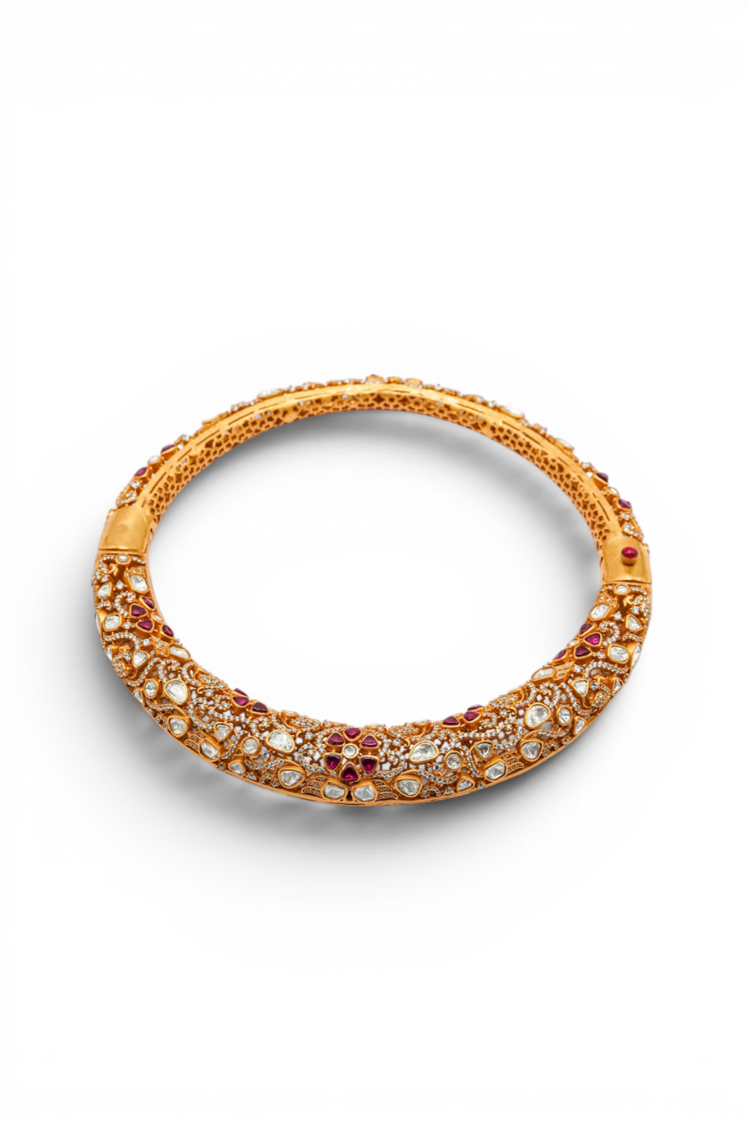 Ruby Polki Heritage Choker