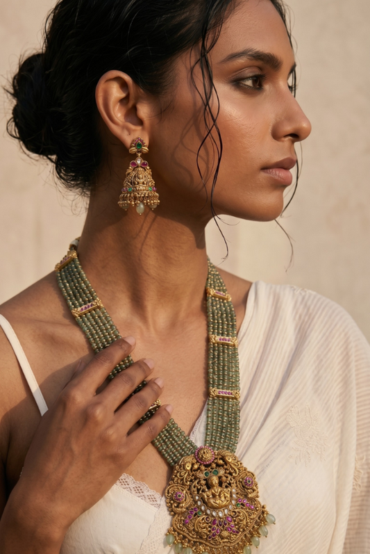 Lakshmi Temple Necklace